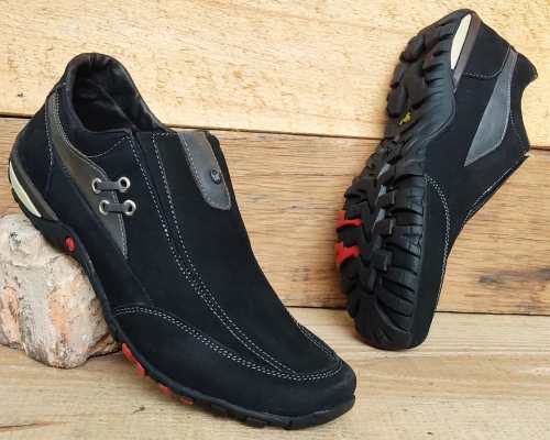 Mocasín Alcón En Puro Cuero. Caballero