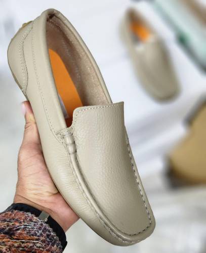 Mocasín Hawái En Cuero. Caballero