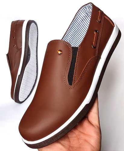 Mocasines Core. Puro Cuero. Caballero