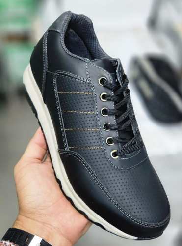 Tenis Milán. Puro Cuero. Caballero