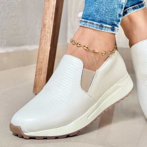 Mocasín Angie. Puro Cuero. Dama