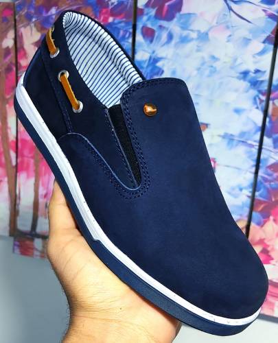 Mocasín Core. Puro Cuero. Caballero