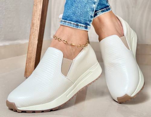 Mocasín Turín. Puro Cuero. Dama