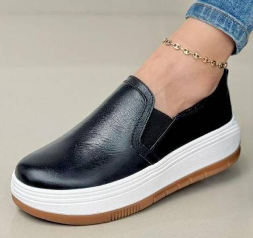 Mocasín Nápoles. Puro Cuero. Dama