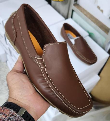 Mocasín Hawái En Cuero. Caballero