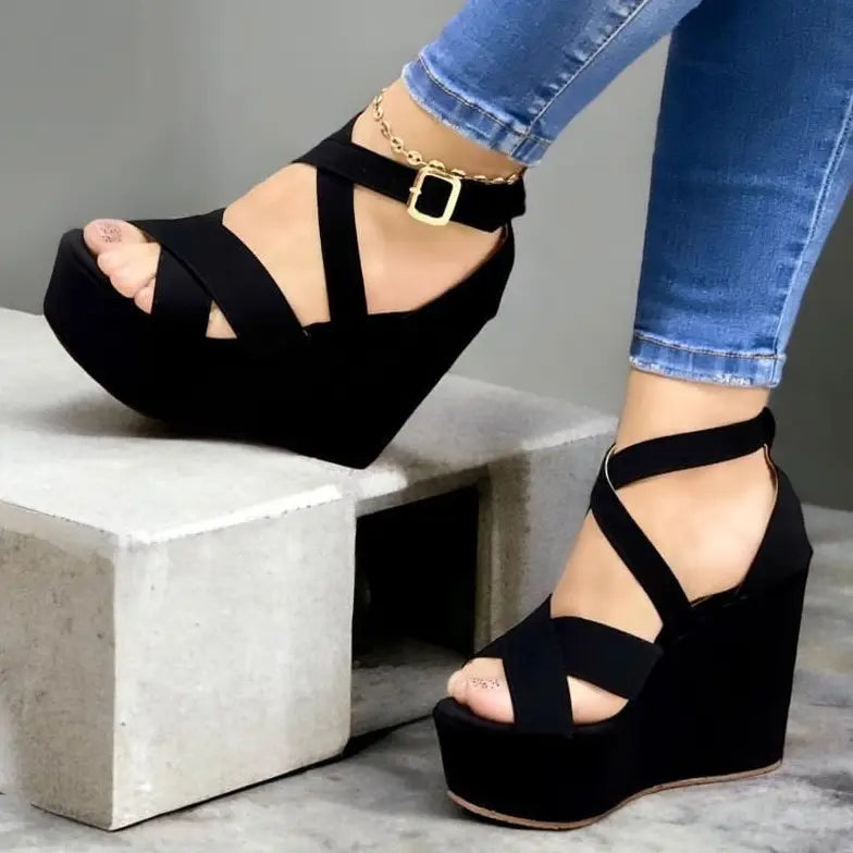 Sandalia De Plataforma Dana