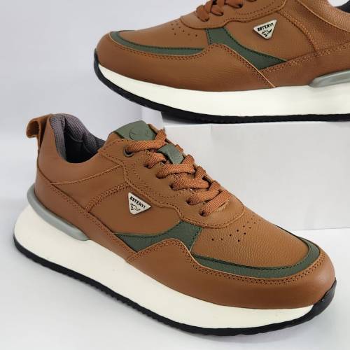 Tenis Comando. Puro Cuero. Caballero